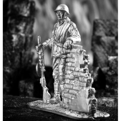 Оловянный солдатик Пулеметчик. Сталинград, 1943 г.