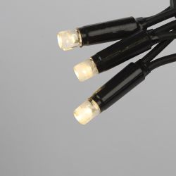 ULD-F90PRO S10M-100-TBK WW Гирлянда светодиодная. 10м. без вилки. С эффектом мерцания. Соединяемая. 100 светодиодов. Теплый белый свет 2700K. IP67. Провод черный. ТМ Uniel