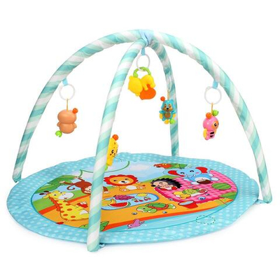 Коврик развивающий Зоосадик 72*62см, дуги, игрушки, пакет