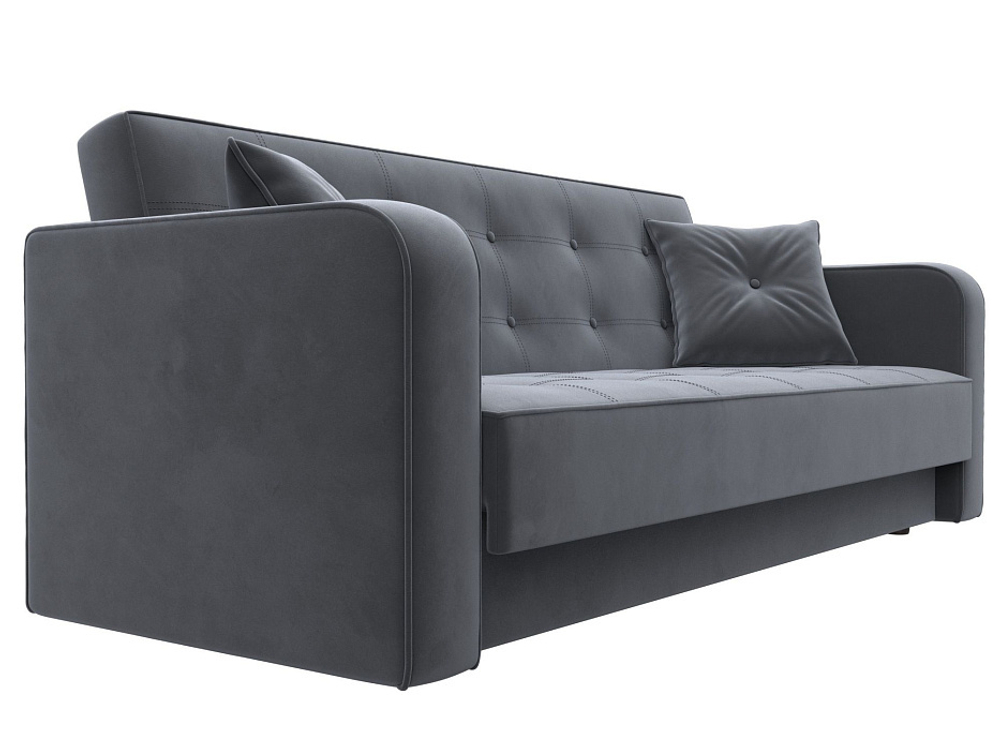 Диван-книжка Тур, Серый, Велюр, 121778