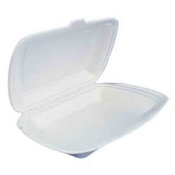 Ланч-бокс вспененный (200) БЕЛЫЙ