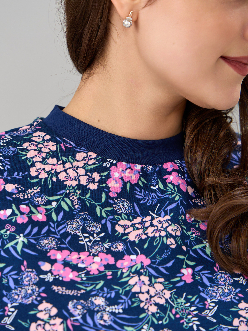 Толстовка К-90/индиго-душистыйгорошек