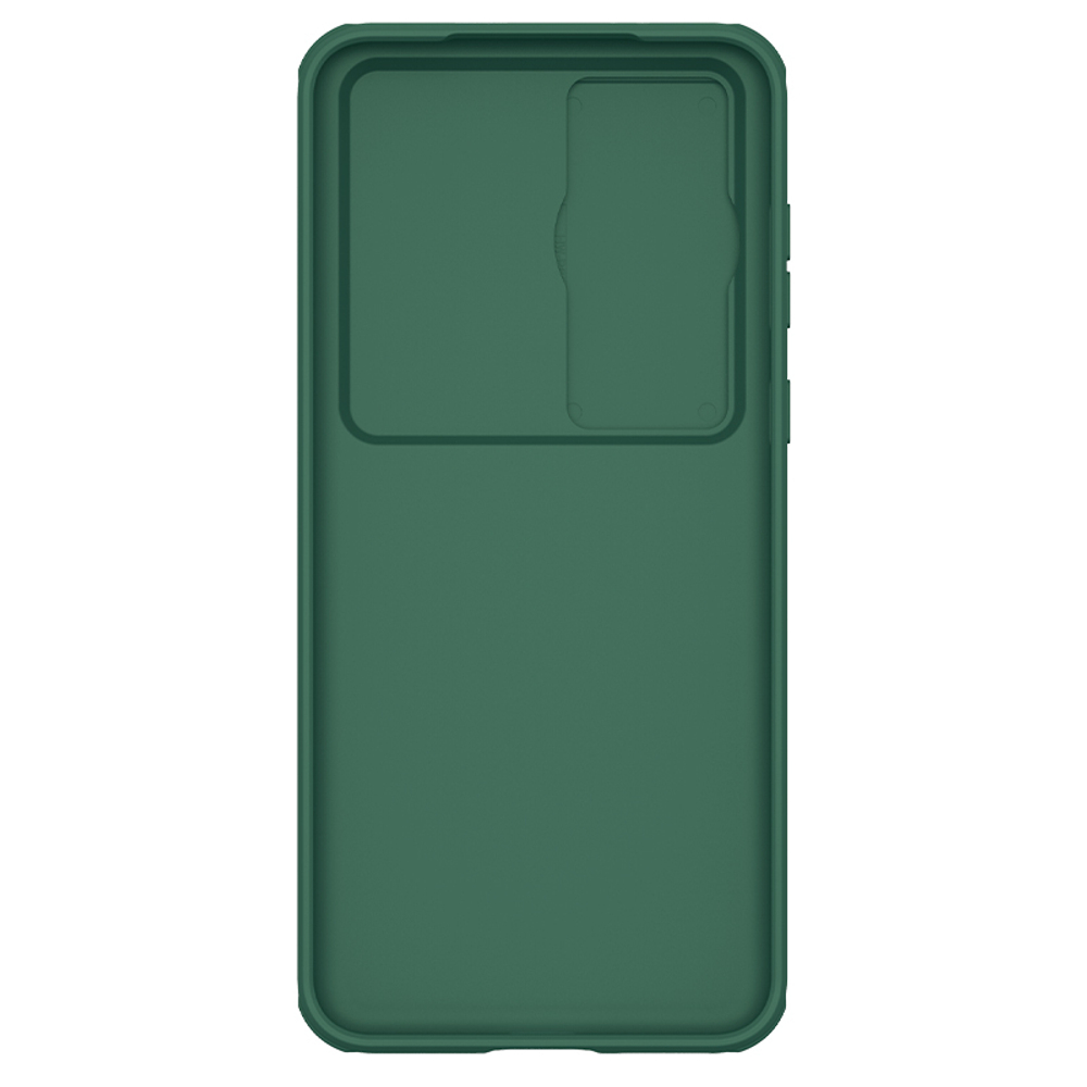 Чехол усиленный зеленого цвета на Huawei P60 и P60 Pro от Nillkin, серия CamShield Pro, сдвижная шторка для защиты камеры