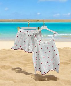 ДО Муслин Двойка Лямка Шорты Саммер