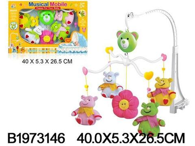 Карусель муз.для новорожденных, коробка DC015-4