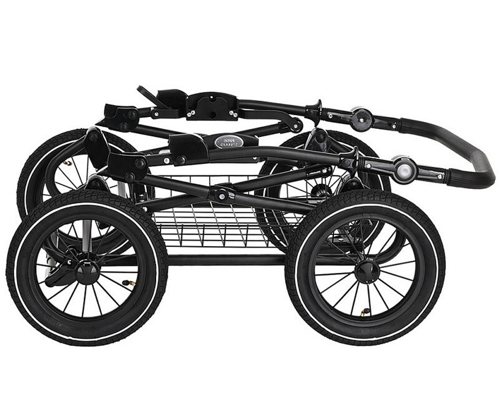 Детская коляска Roan Bass Next Classic Кожа d12 3 в 1 с автокреслом Elo Black RCL302/1 Caramel