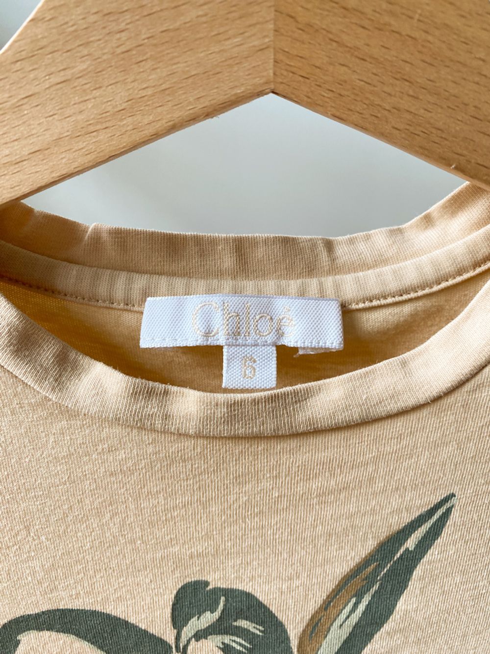 Новая хлопковая футболка Chloe, 116