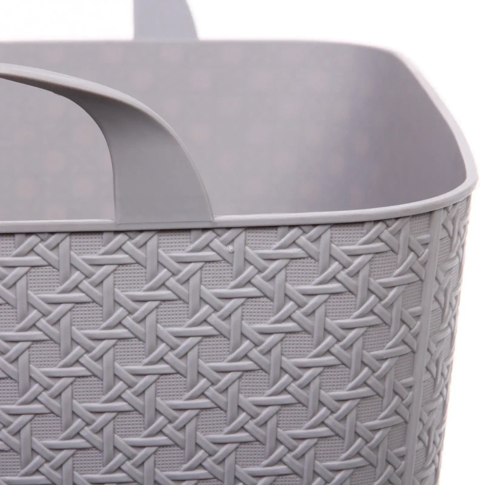 Корзина для хрения универсальная «ЭТТОНА», цвет серый, 35.5*35.5*35.5см (лейбл)