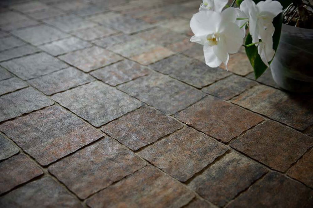 Тротуарная плитка Steingot Гранито, цвет Штайн Бронз, Colormix, мультиформат, толщина 60 мм