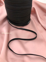 Резинка эластичная черная 0,6 см