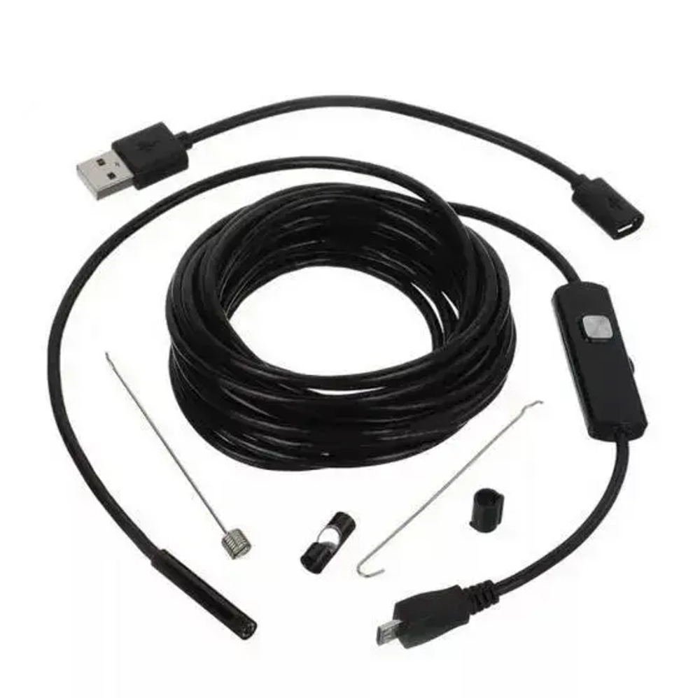 Профессиональный гибкий эндоскоп AN 98 HD camera USB Type A / micro USB 1м, Android/PC требуется OTG+UVC
