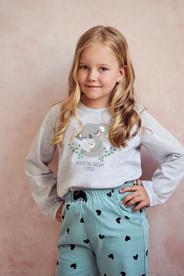 Хлопковая пижама для девочек Nina