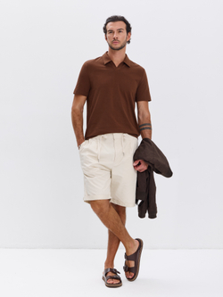 Футболка-поло трикотажная повседневная