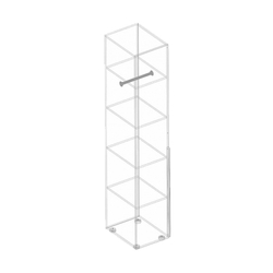 Тефия Пенал с полками (штанга в комплекте)