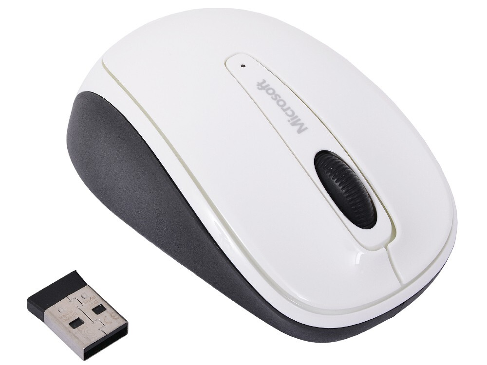 Мышь Microsoft Wireless Mobile Mouse 3500 USB white (GMF-00294)