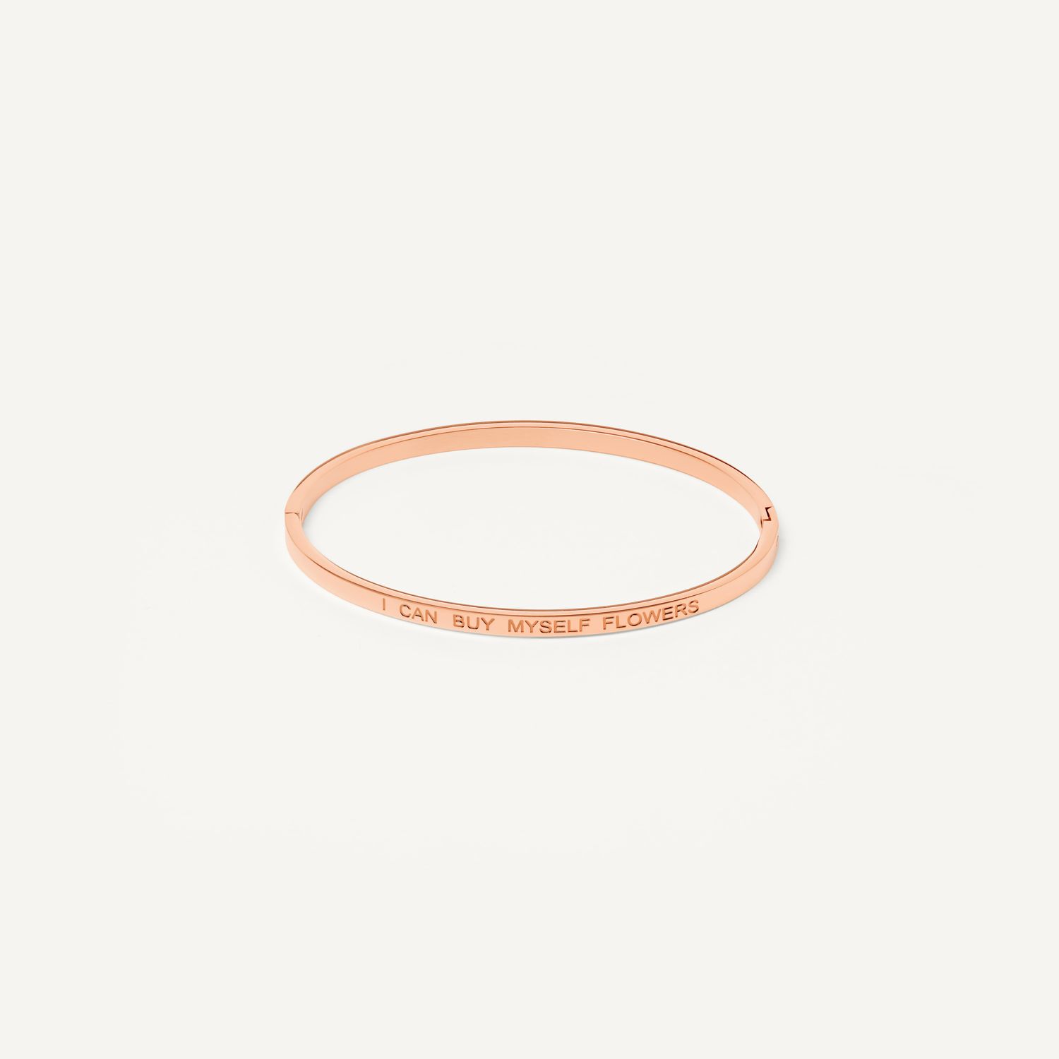 Тонкий Браслет I Can Buy Myself Flowers (Я могу купить сама себе цветы)