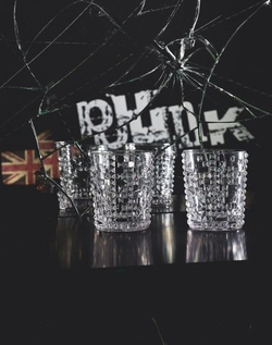 PUNK - Набор стаканов 4 шт. для виски 348 мл (set 4 pcs)