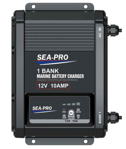 Зарядное устройство Sea-Pro ТЕ4-0324А (1х12В AGM, LEAD-ACID, LiFePo4)