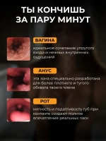 Мастурбатор мужской 3в1 попа, вагина, рот