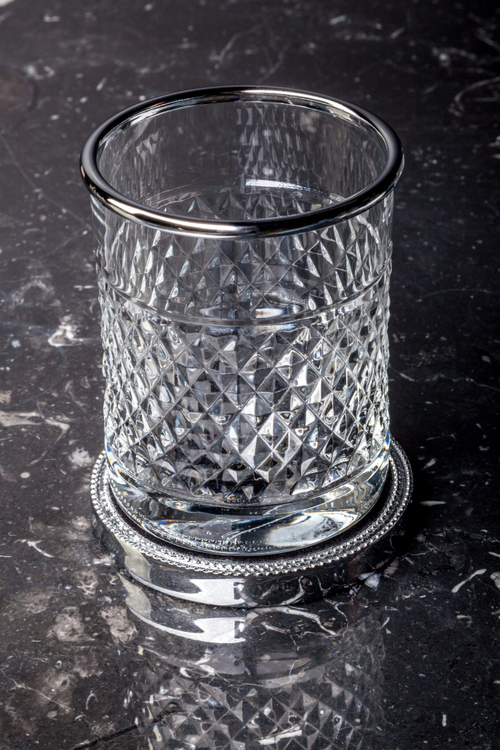 Boheme Стакан ХРОМ Crystal Luxury Options
