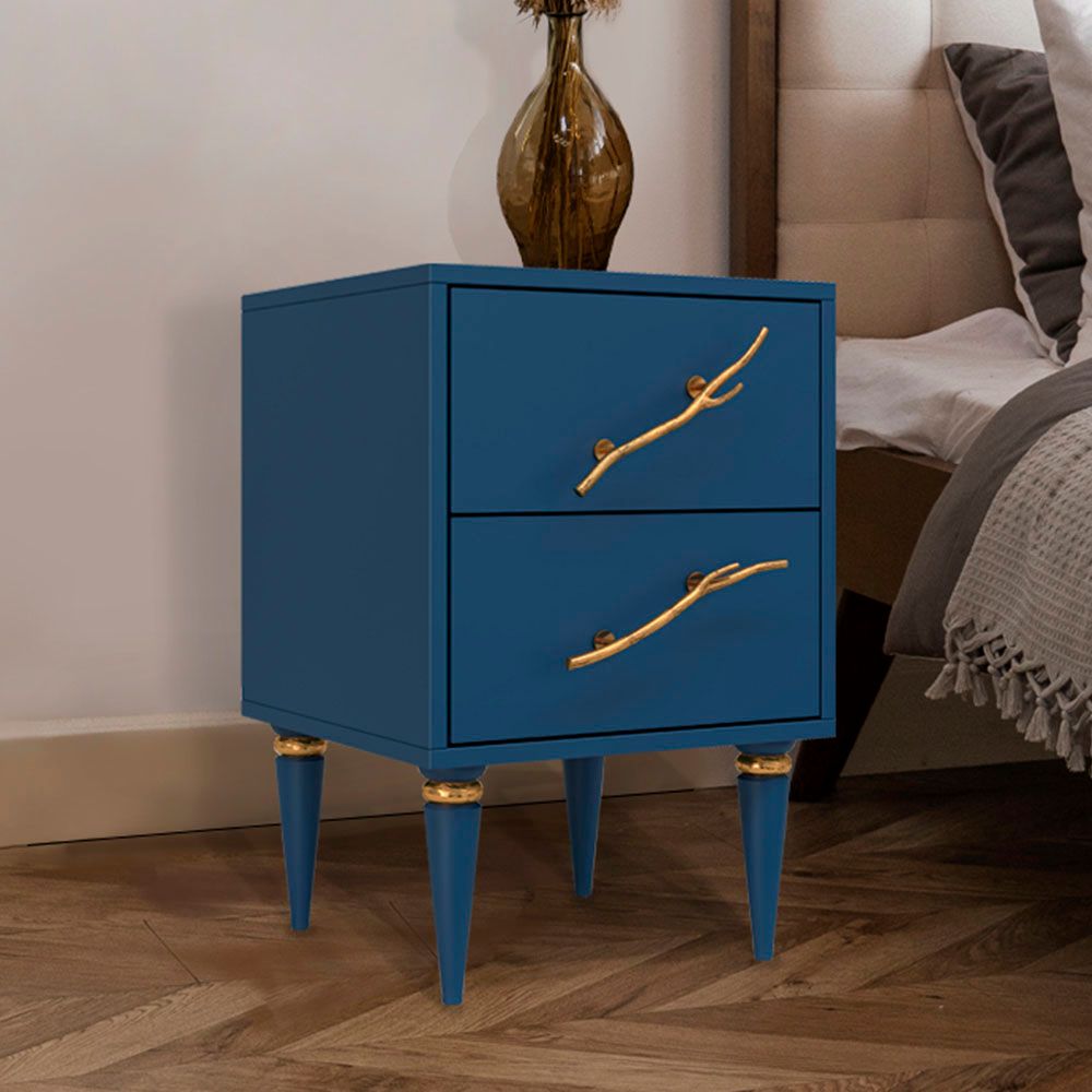 Тумба Арт Колор matte Классик Голд Королевский синий матовый