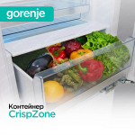 Встраиваемый двухкамерный холодильник Gorenje NRKI517E82WF