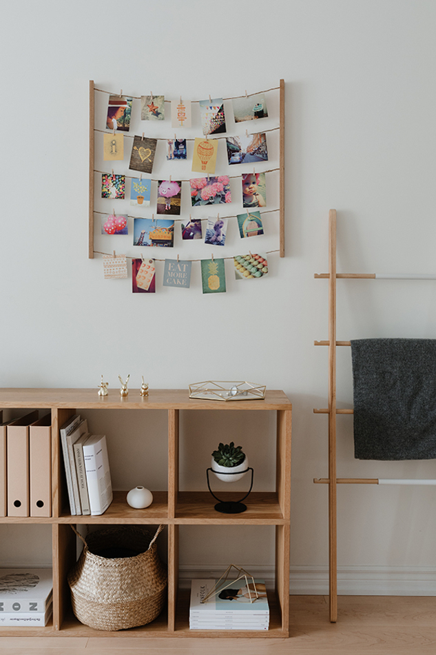 Панно с зажимами для 40 фотографий Hangit дерево, Umbra