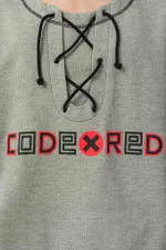 Футболка Codered Just Like in 96 Серый Меланж/Красный принт