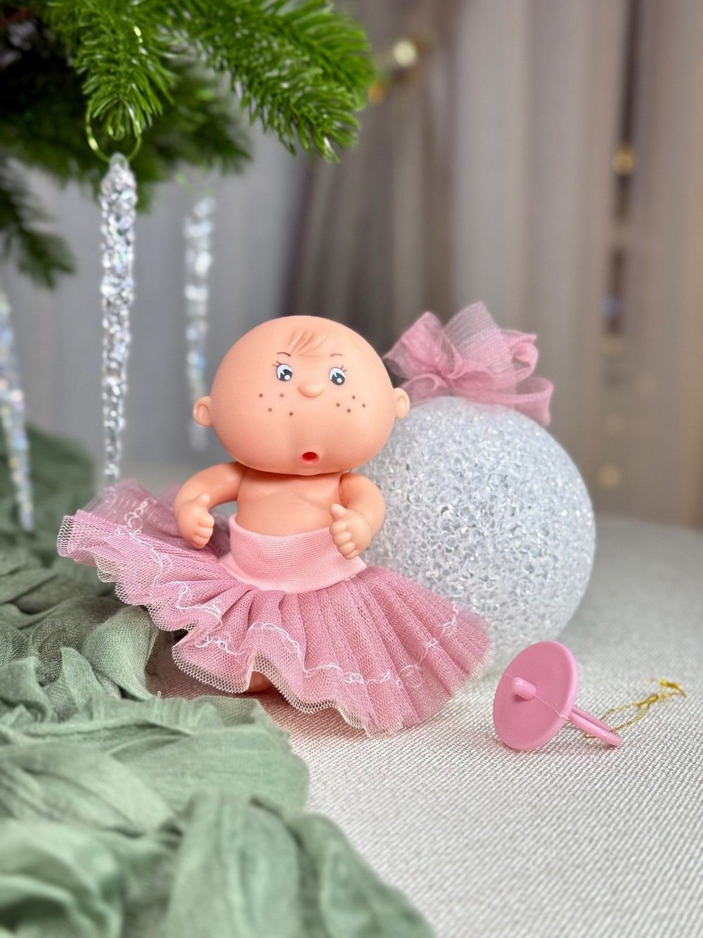 Пупс BERJUAN виниловый 12см Mini Gorditos (170A14)