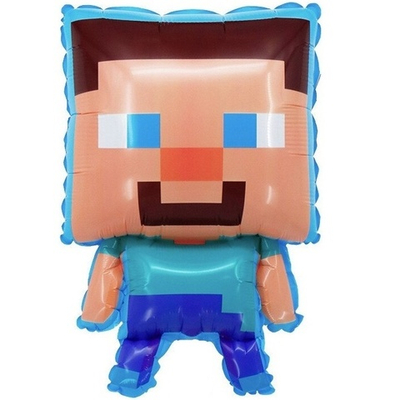 Пиксельный герой майнкрафт