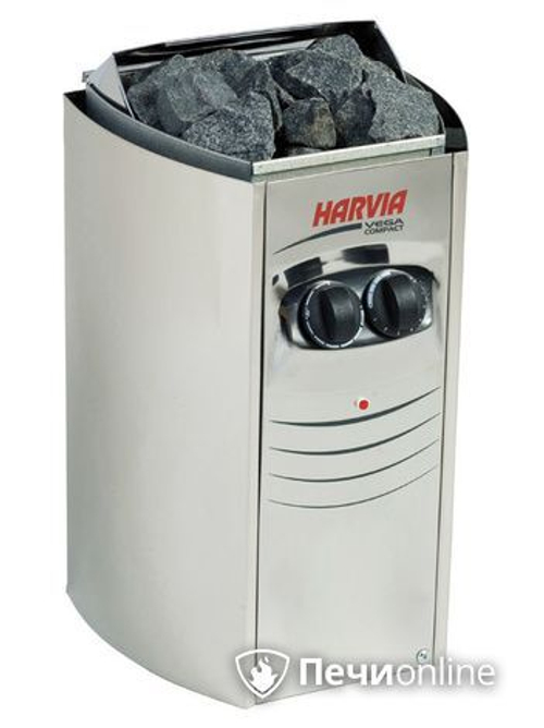 Печь для бани Harvia Vega Compact ВС35 со встроенным пультом (HCB350400S)
