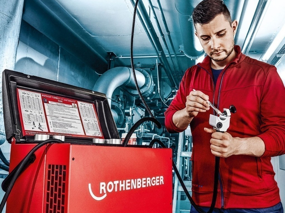Аппарат для заморозки труб Rothenberger ROFROST Turbo R290 1.1/4" + 6 Ein, 230V