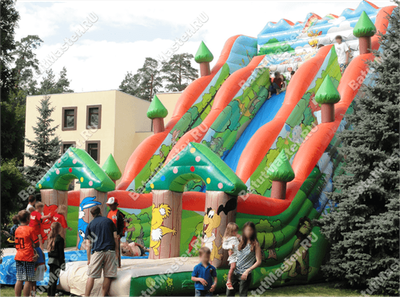 Надувная горка "Форест"