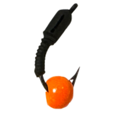 Мормышка Лесотка 0.45г №1 безнасадочная цв. с шариком Неон Оражевый 341465