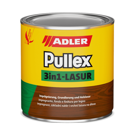 Pullex 3in1-Lasur — пропитка, грунтовка, финиш | Adler (Австрия)