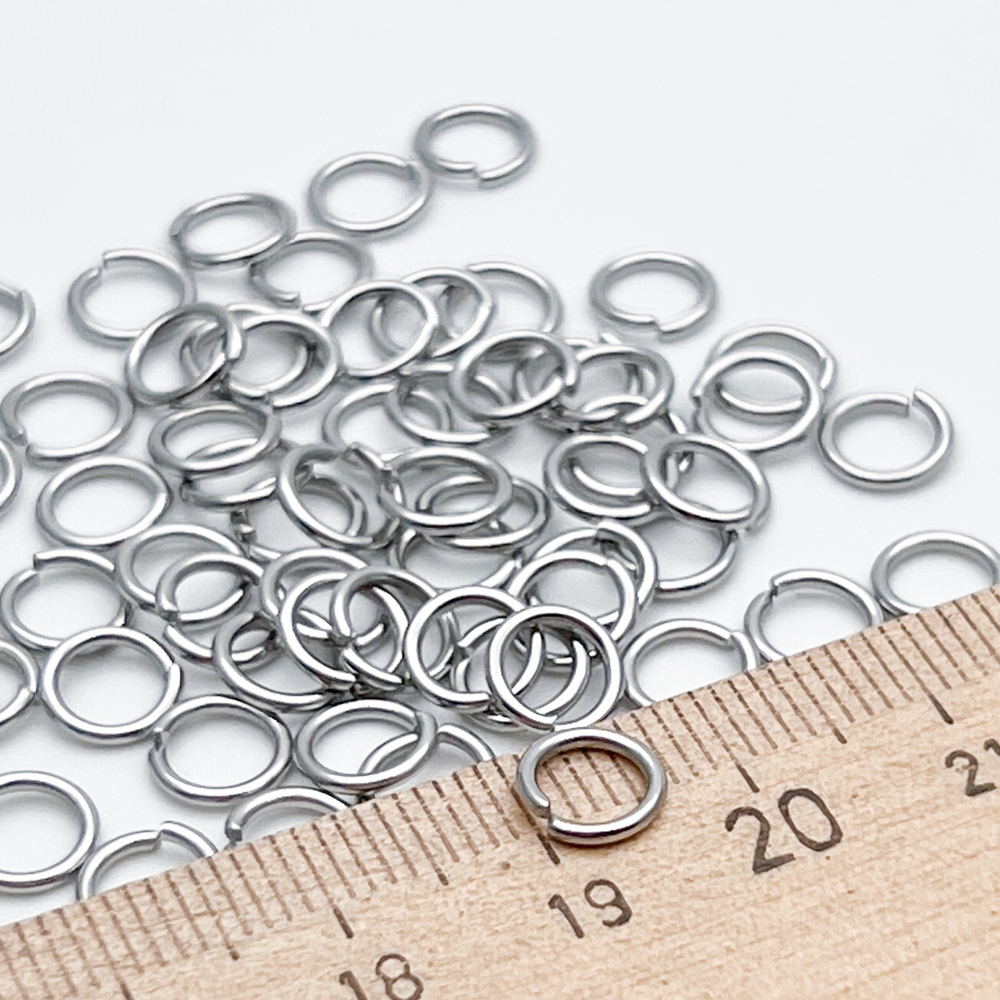 Колечки соединительные, сталь, диаметр 7 мм, толщина 1 мм, цена за 20 шт