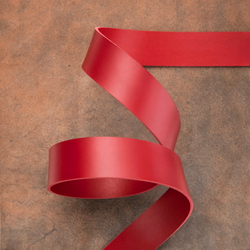 Ременная заготовка Prima Red (3,0+ мм), цв. Красный