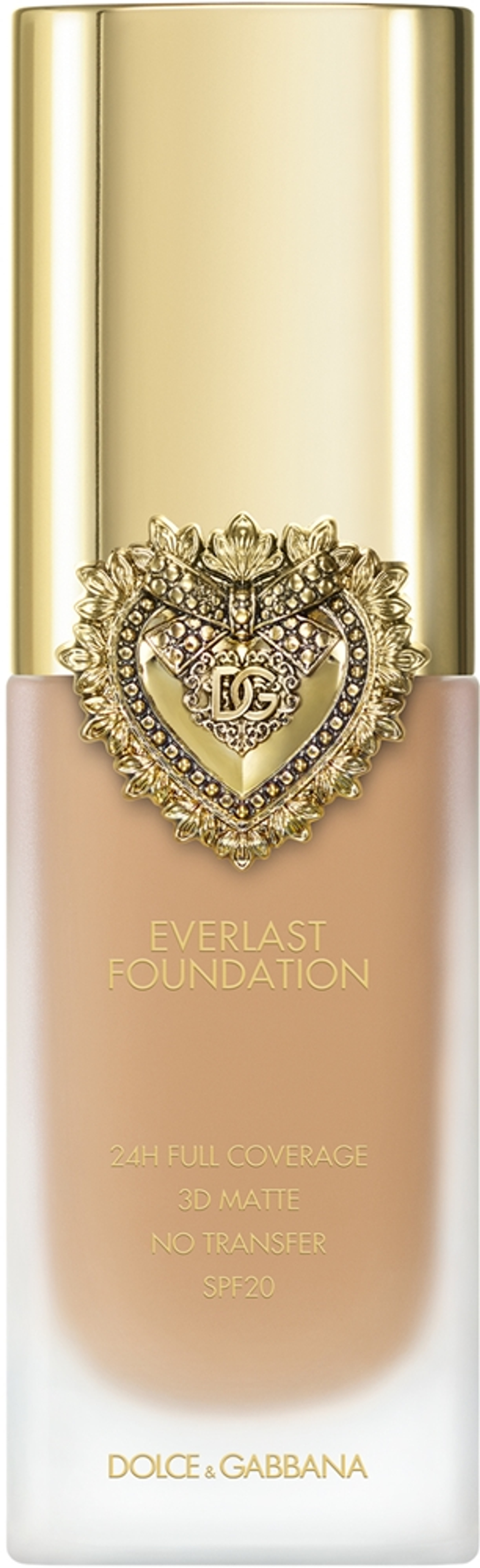 Dolce&Gabbana Flawless Everlast Foundation - Интенсивно маскирующий флюид с длительным действием SPF 20. оттенок 16N LIGHT MEDIUM, 27 ml