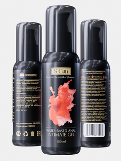 Лубрикант на водной основе для анального секса SGAN Sensual, 100 мл