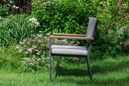 Обеденное кресло ROYAL FAMILY OSCAR с подлокотниками из поливуда