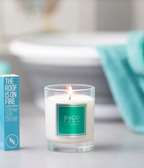 Свежий детокс, ароматическая свеча, Bago home