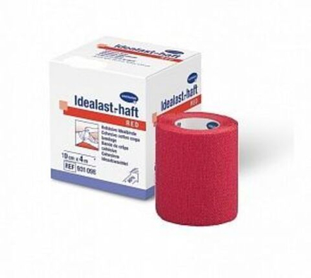 IDEALAST-HAFT red: когезивный бинт /красный/ 4 м  х 10 см