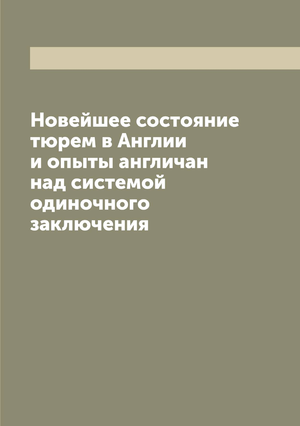 Новейшее состояние тюрем в Англии и опыты англичан над системой одиночного заключения | Миттермайер Карл Жозеф Антон