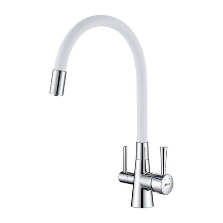 Смеситель для кухни с подключением к фильтру с питьевой водой Lemark Comfort - LM3075C-White