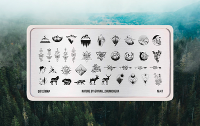 Пластина для стемпинга Go! Stamp 47 Nature