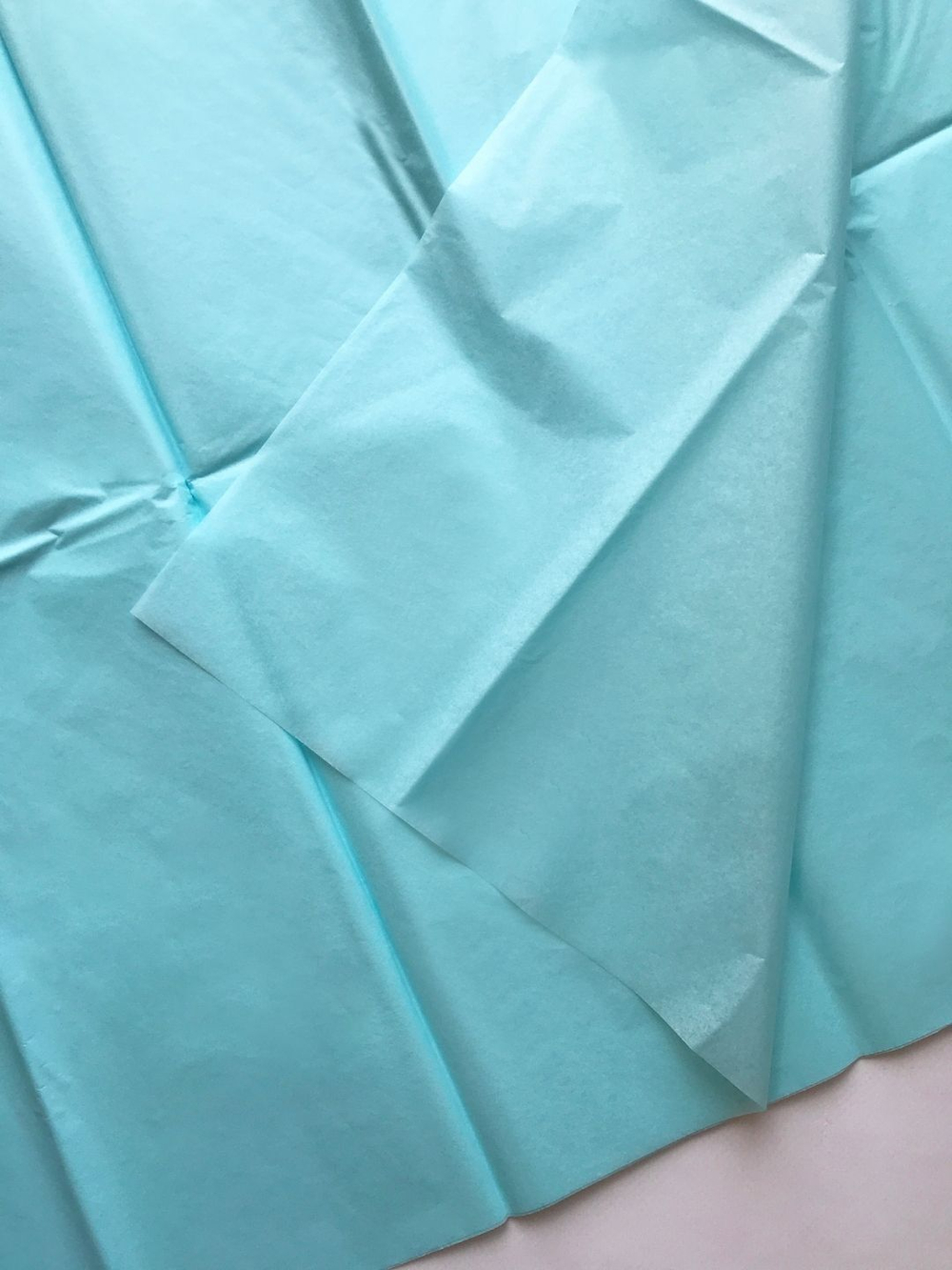 Бумага тишью 50 х 66 см (10 листов), светло-голубой