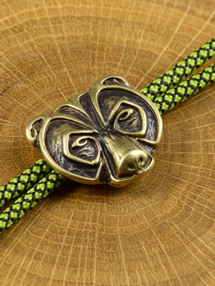 Вставка в браслет «Мишка» из латуни