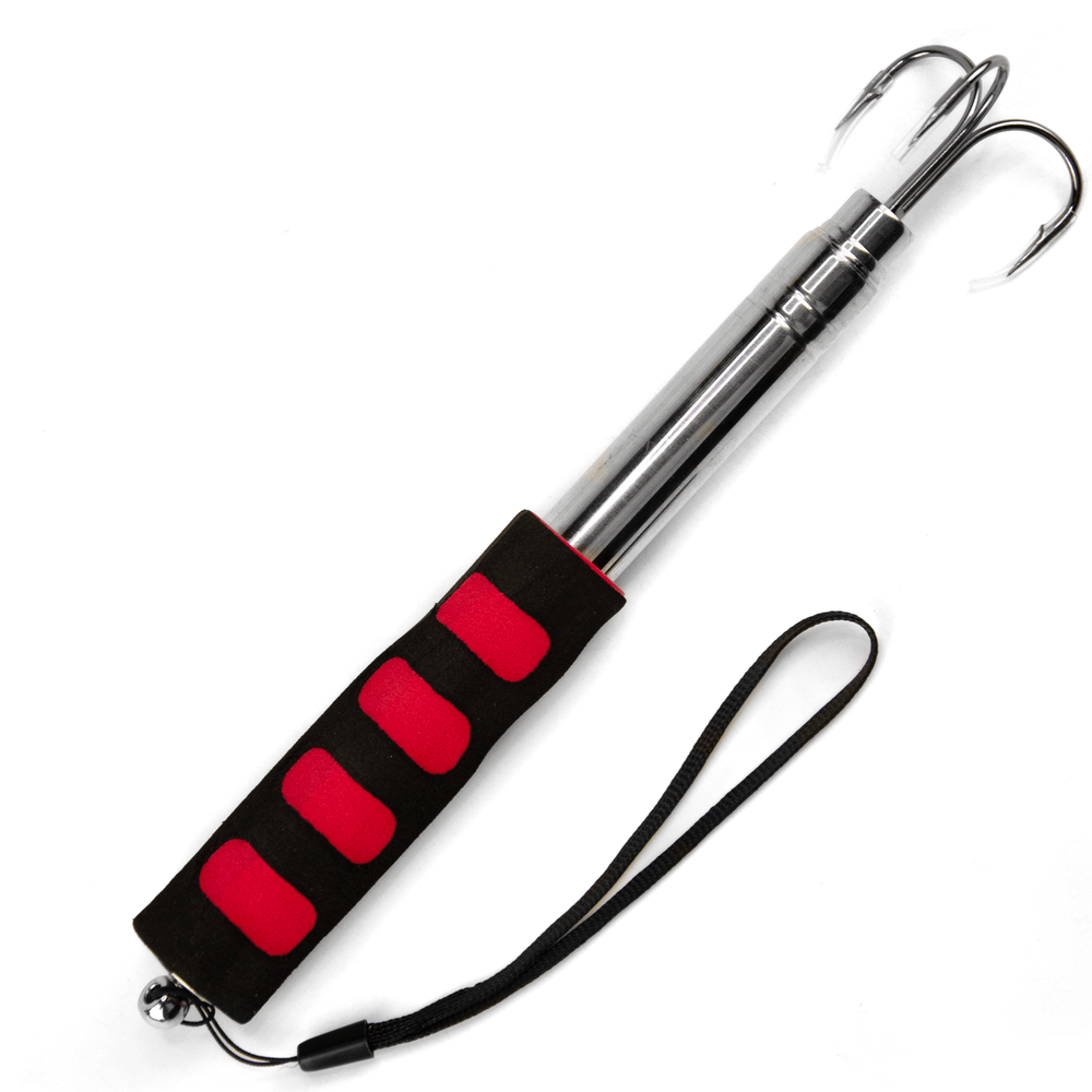 Багор телескопический с тройным крючком (70см)