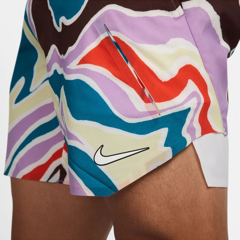 Мужские шорты теннисные Nike Court Dri-Fit Slam Short - white/white/разноцветный