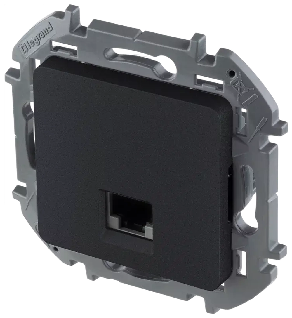 INSPIRIA Розетка RJ45 6 UTP алюминий 673832
